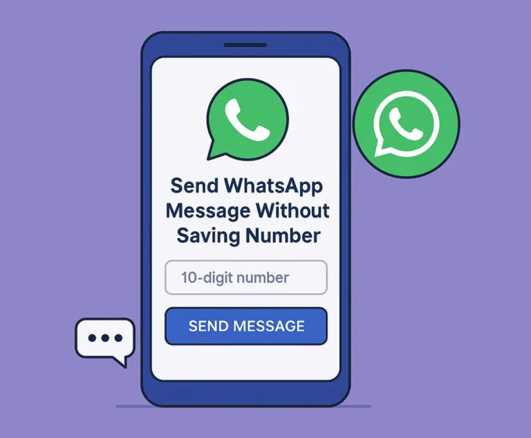 Send WhatsApp Message Without Saving Number
