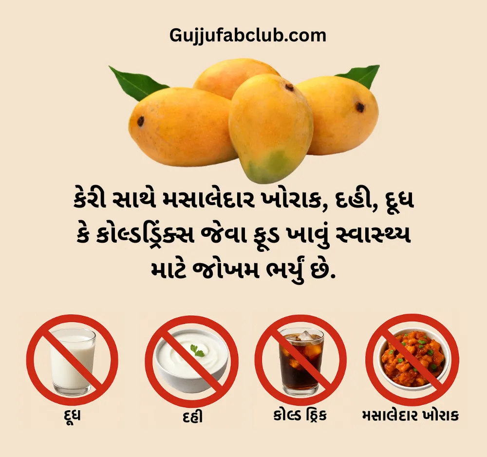Food to avoid woth mango