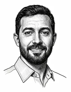 Engraving illustration portrait photo