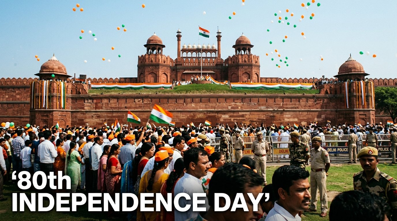 80th Independence Day Red Fort PM Modi