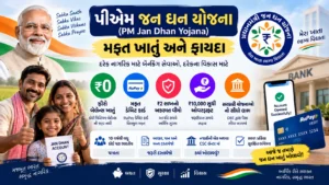 પીએમ જન ધન યોજના (PM Jan Dhan Yojana): મફત ખાતું અને ફાયદા