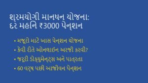 શ્રમયોગી માનધન યોજના (e-Shram Card): દર મહિને 3000 પેન્શન
