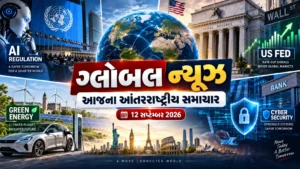 ગ્લોબલ ન્યૂઝ: આજના આંતરરાષ્ટ્રીય સમાચાર અને ટ્રેન્ડિંગ અપડેટ્સ (12 સપ્ટેમ્બર 2026)