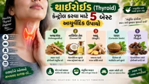 થાઇરોઇડ (Thyroid) કંટ્રોલ કરવા માટે 5 બેસ્ટ આયુર્વેદિક ઉપાયો
