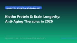 Klotho Protein & Brain Longevity: Neuroprotection, Synaptic Enhancement & Anti-Aging Therapies in 2026