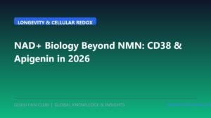 NAD+ Biology Beyond NMN: CD38 Inhibitors, Apigenin, and Intracellular Salvage Pathway Kinetics in 2026
