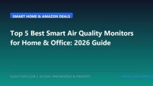 Top 5 Best Smart Air Quality Monitors for Home & Office (2026 Tested: PM2.5, CO2, VOC & Amazon Deals)