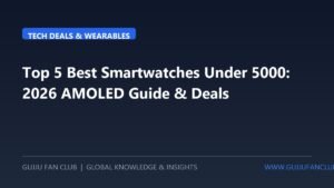 Top 5 Best Smartwatches with AMOLED Display Under ₹5,000 / $60 (2026 Tested: Bluetooth Calling & Amazon Deals)